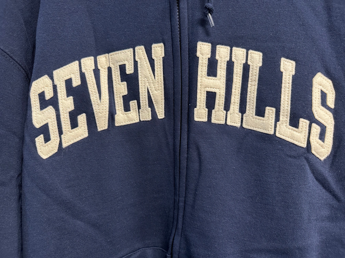 Adult Full Zip Hoodie Navy