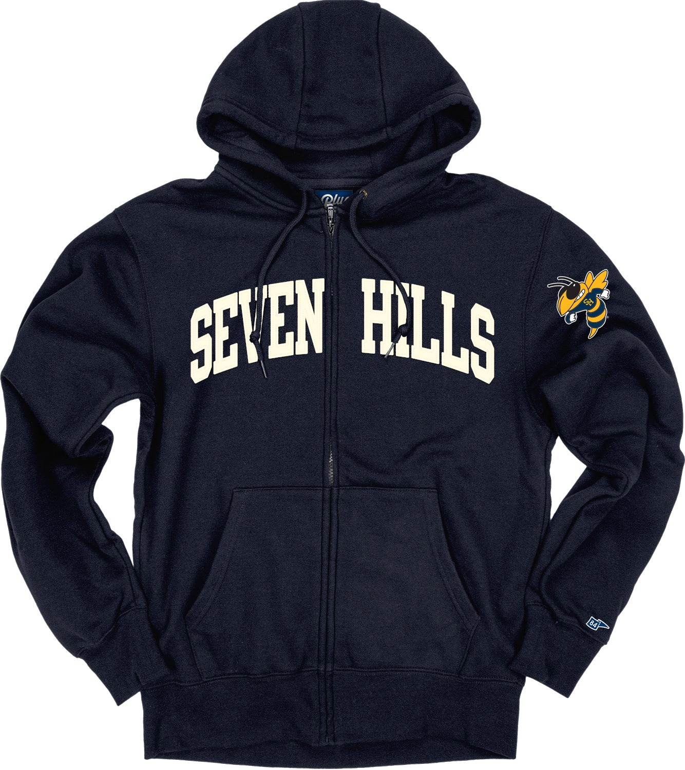 Adult Full Zip Hoodie Navy