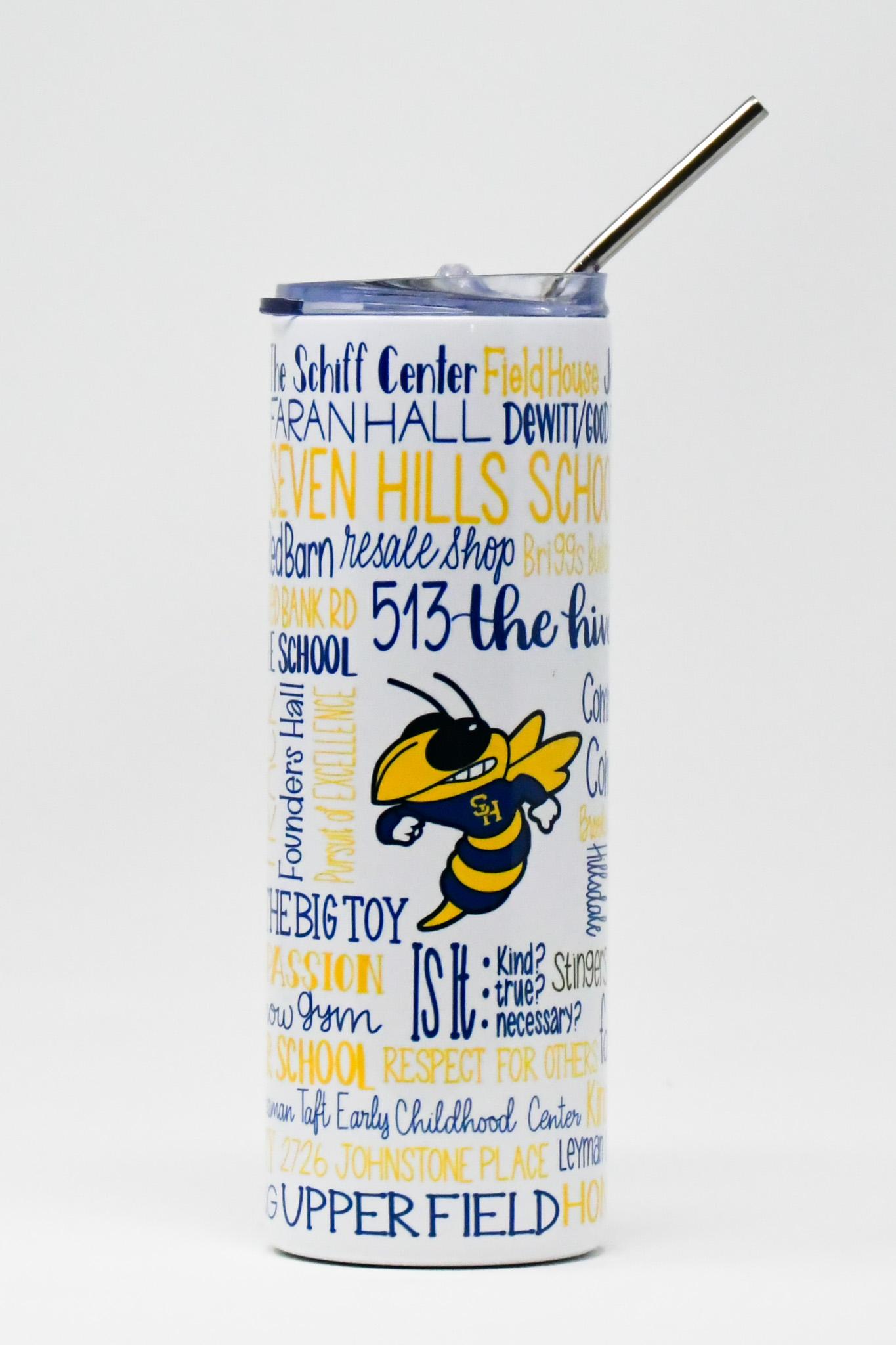 Stingers Tumbler Metallic Straw
