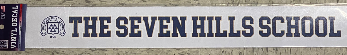 Vinyl 20" long Seven Hills School Decal