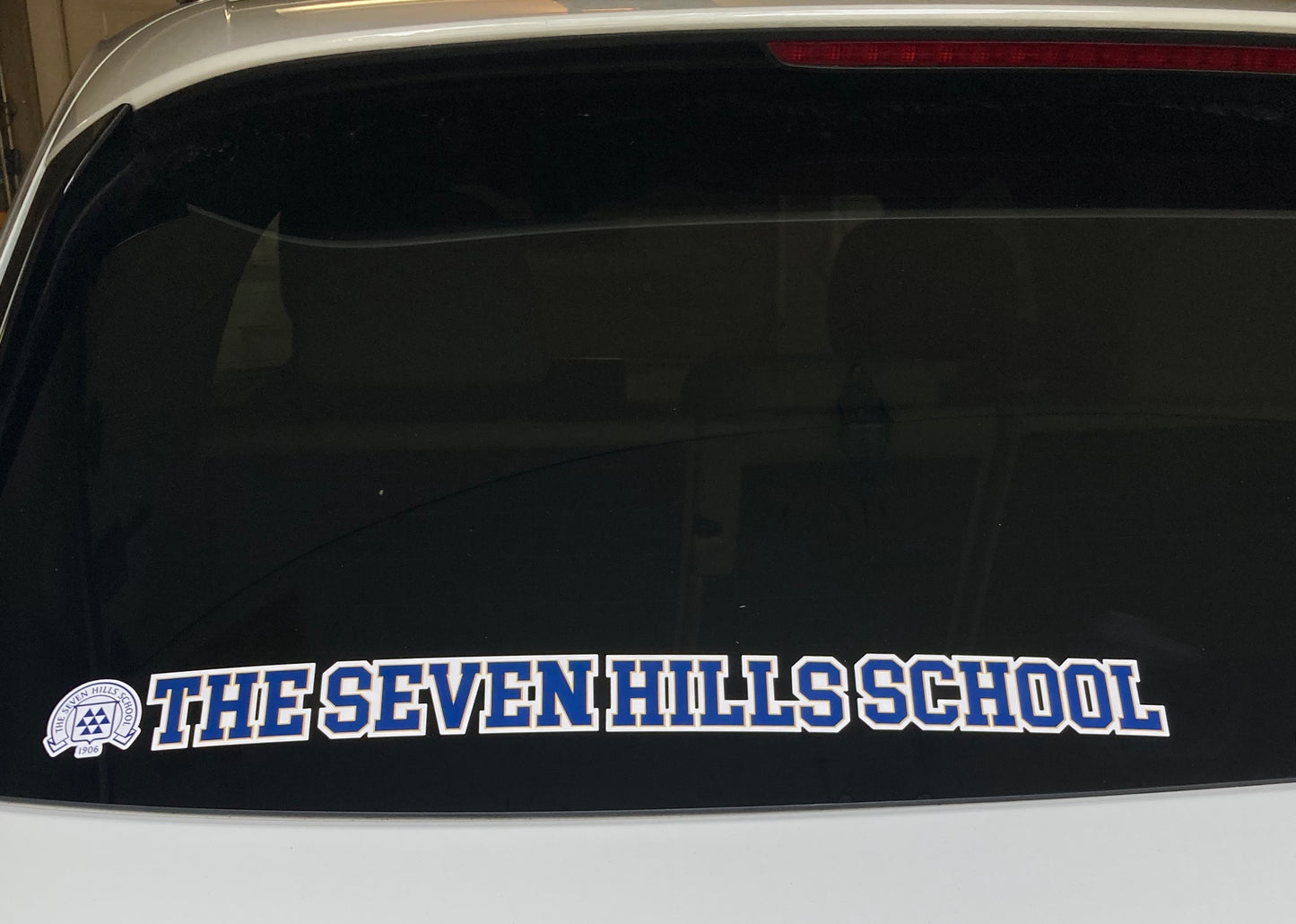 Vinyl 20" long Seven Hills School Decal