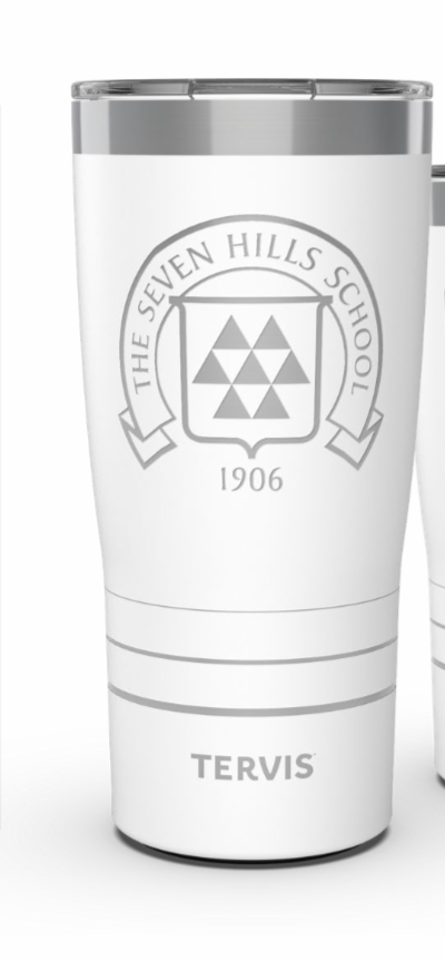 Tervis Etched Crest White Cup