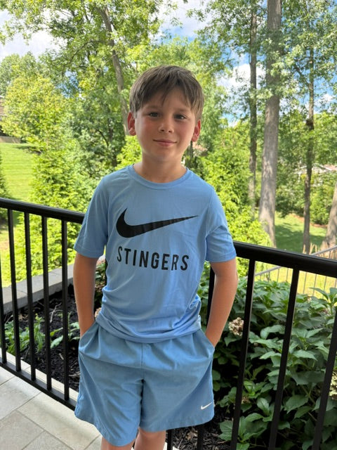 Nike Youth Performance Tee in Valor Blue (White also Available)