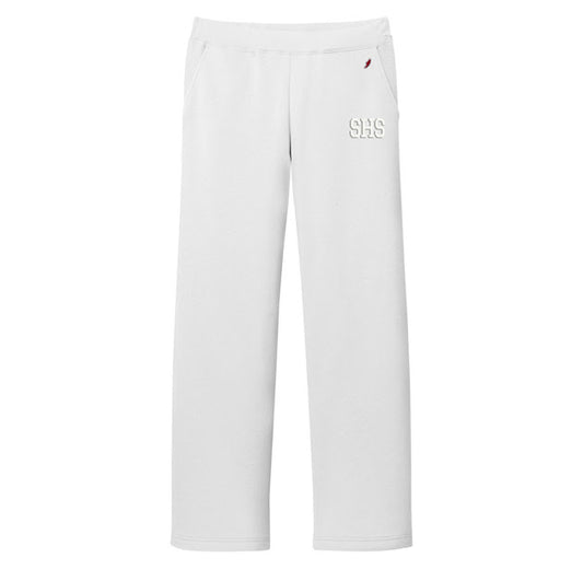 White Seven Hills Reverse Fleece Sweatpants