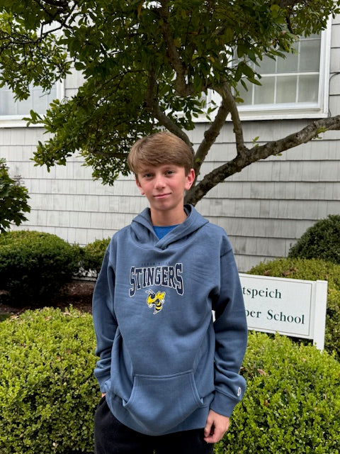 New! Youth Hoodie in Blue