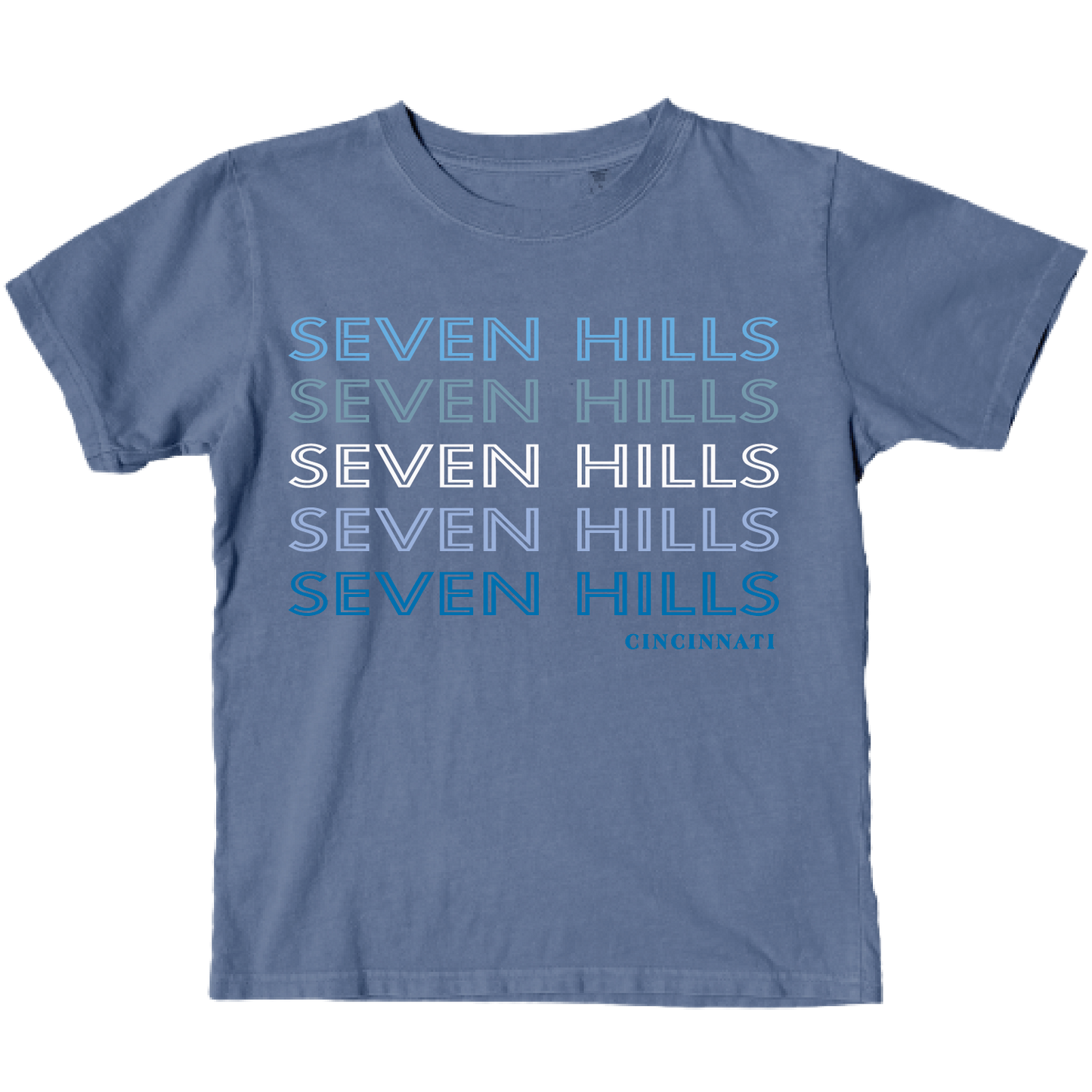 Youth Tee Shirt in Pacific Blue