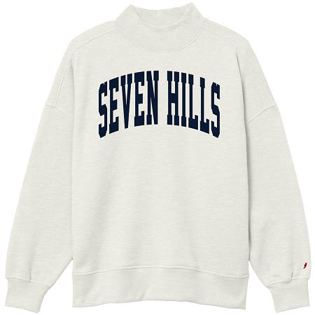 New! Seven Hills Mock Neck in Oatmeal