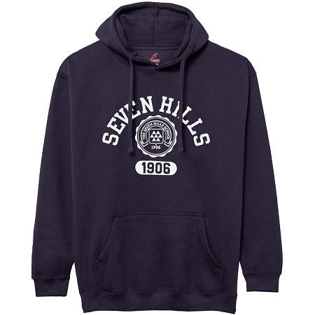 "Old School Academic" Hoodie in Navy - Adult Sizes