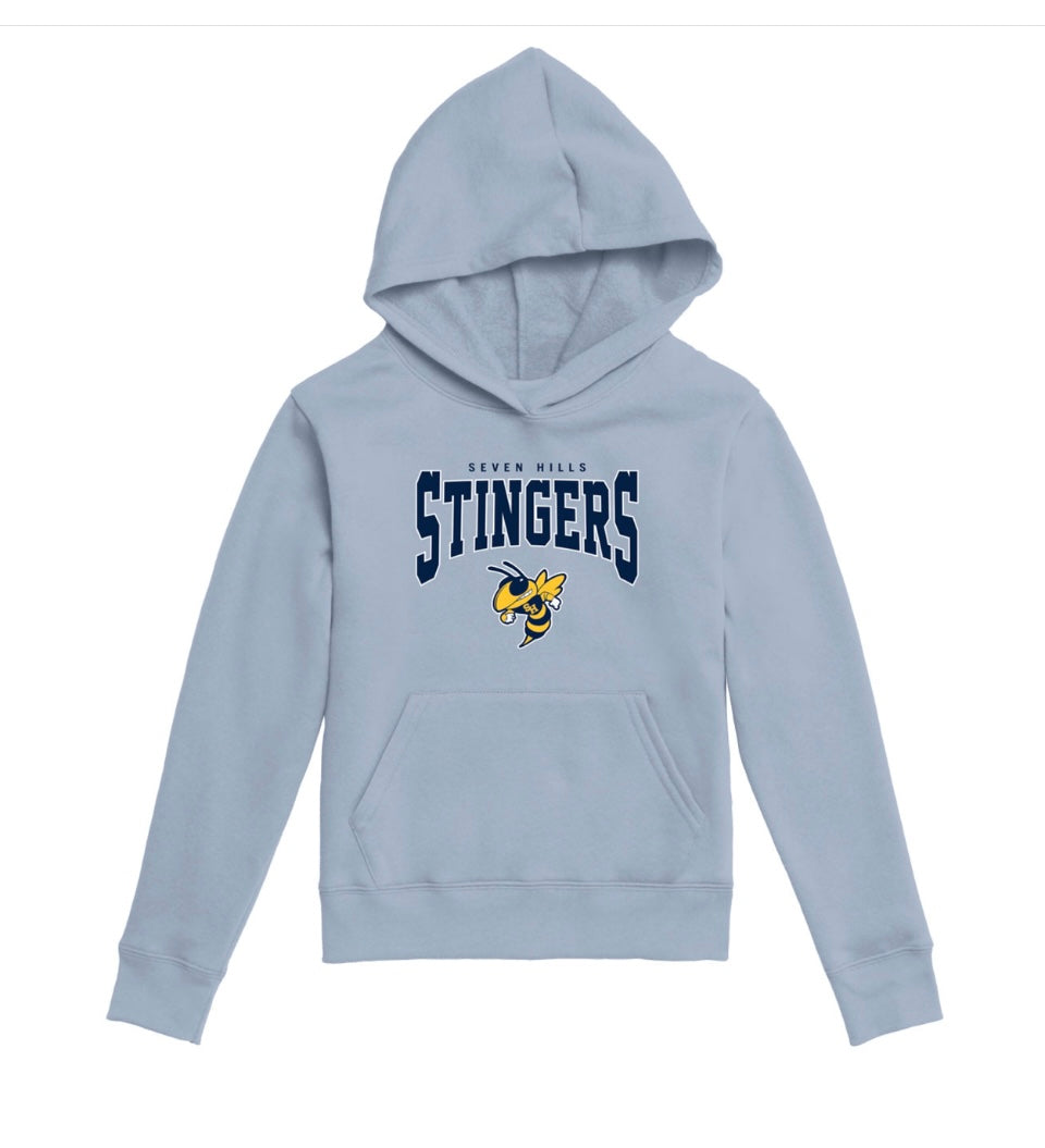 Restocked! Youth Hoodie in Blue Fog