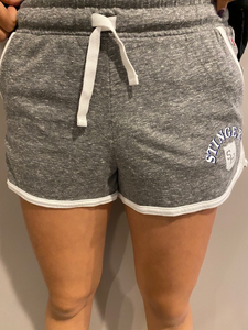 Grey with White trim Shorts
