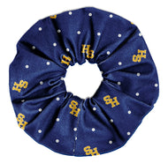 Navy Spirit Scrunchie